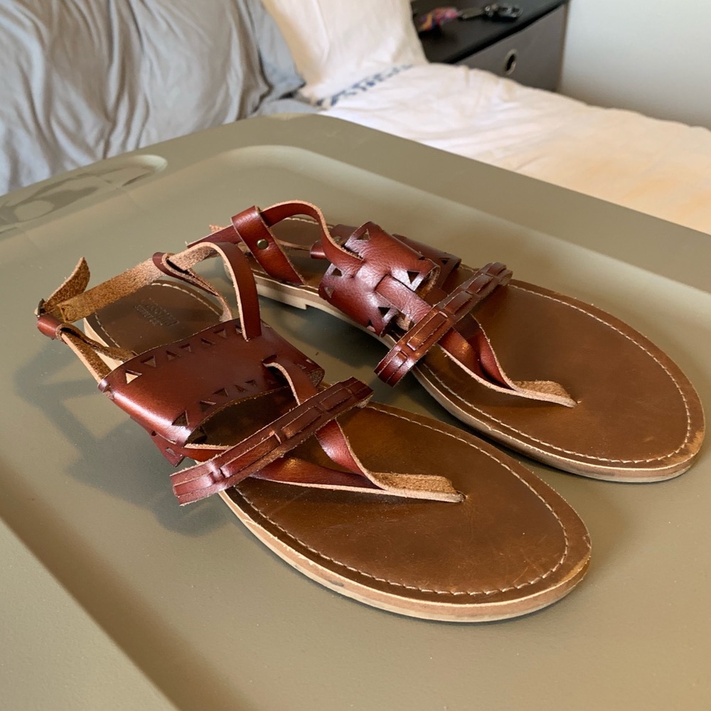 Brown sandals